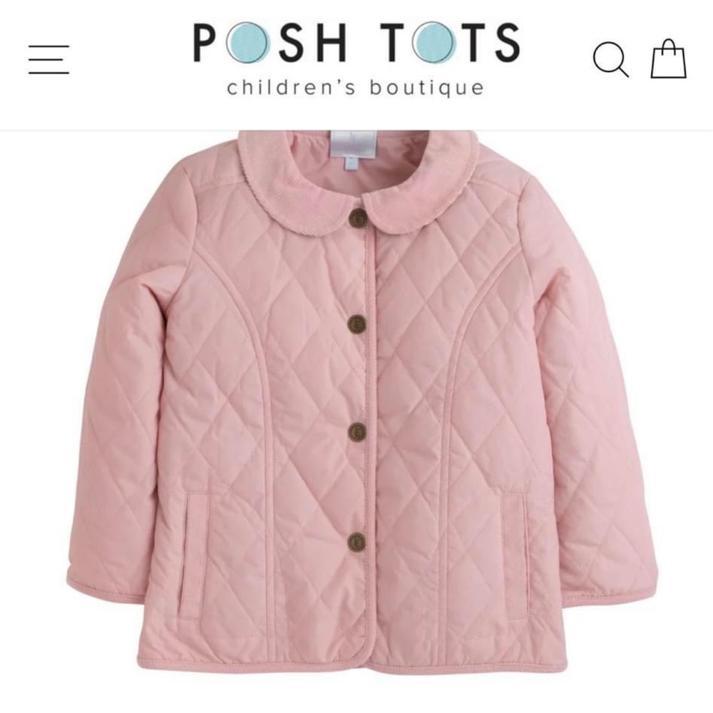 Little English quilted coat